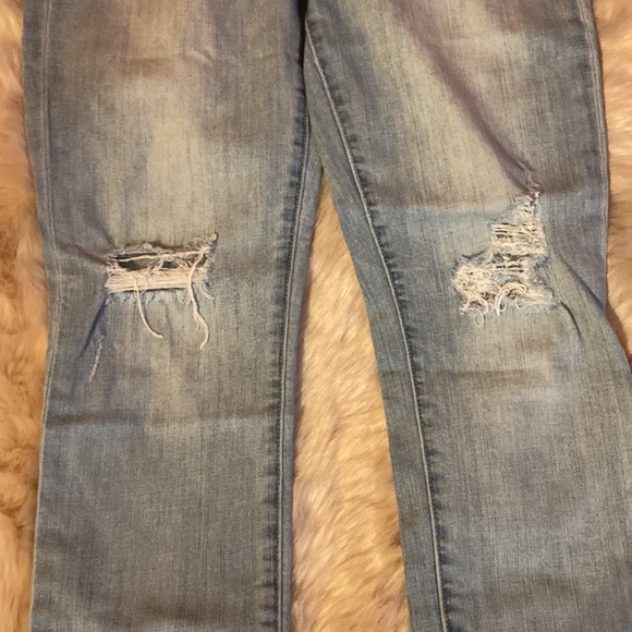 GAP true skinny raw hem distressed jeans sz 28 - Picture 8 of 12